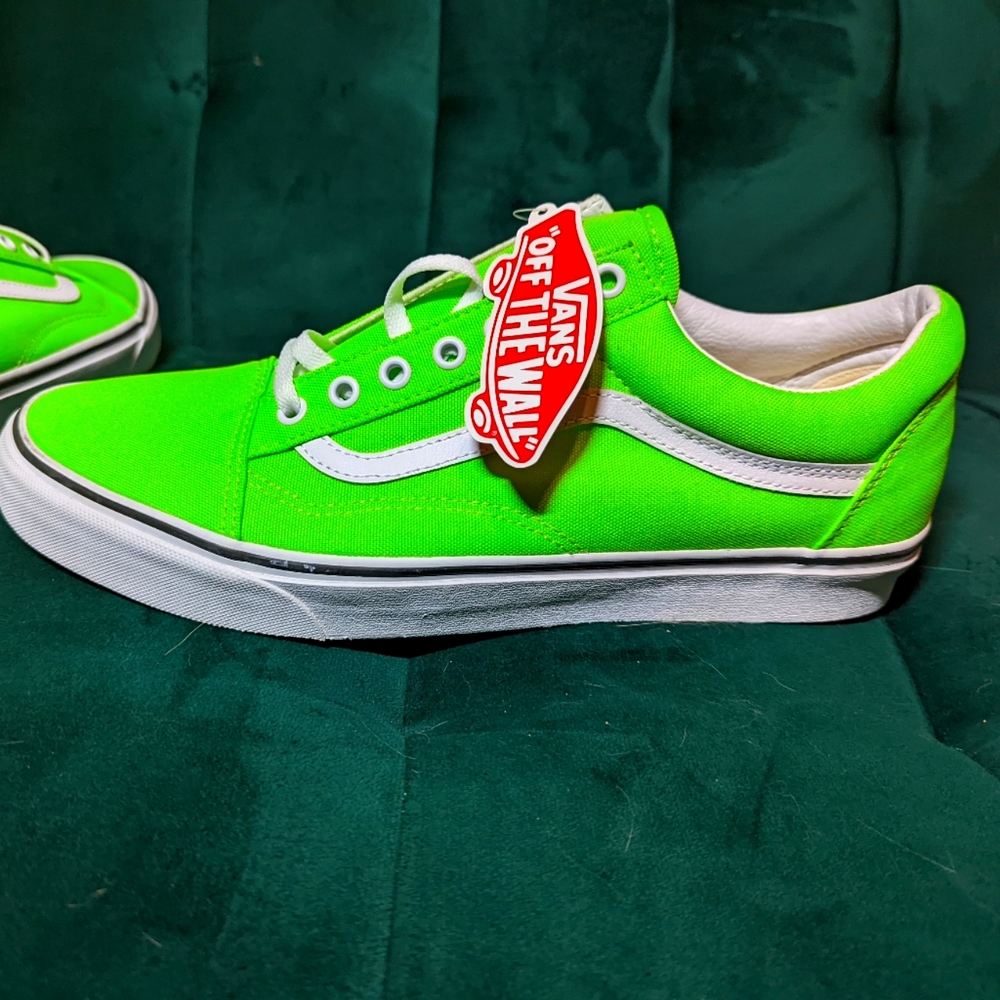 Neon green vans 11.5 nwt